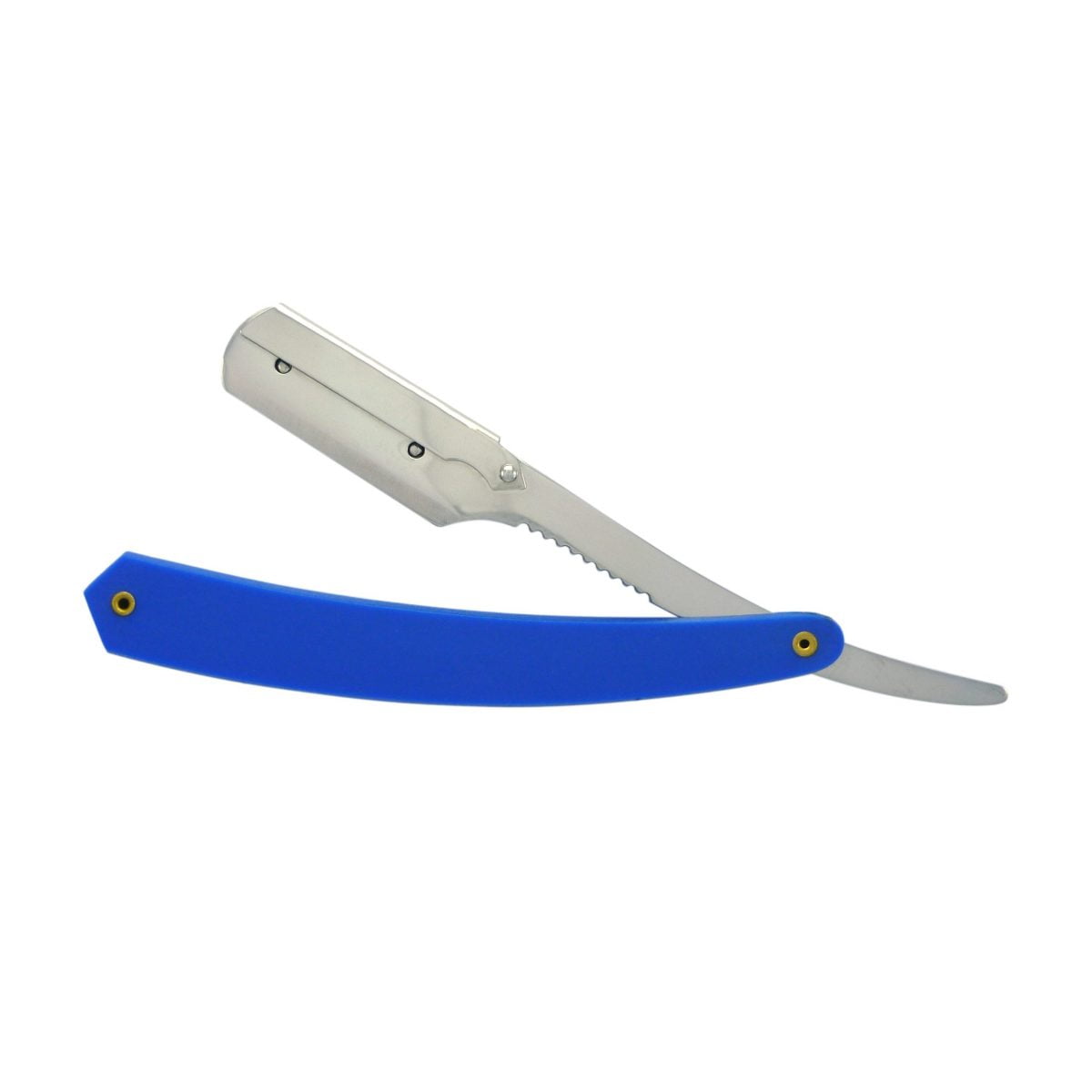 Blue plastic handle Shavette