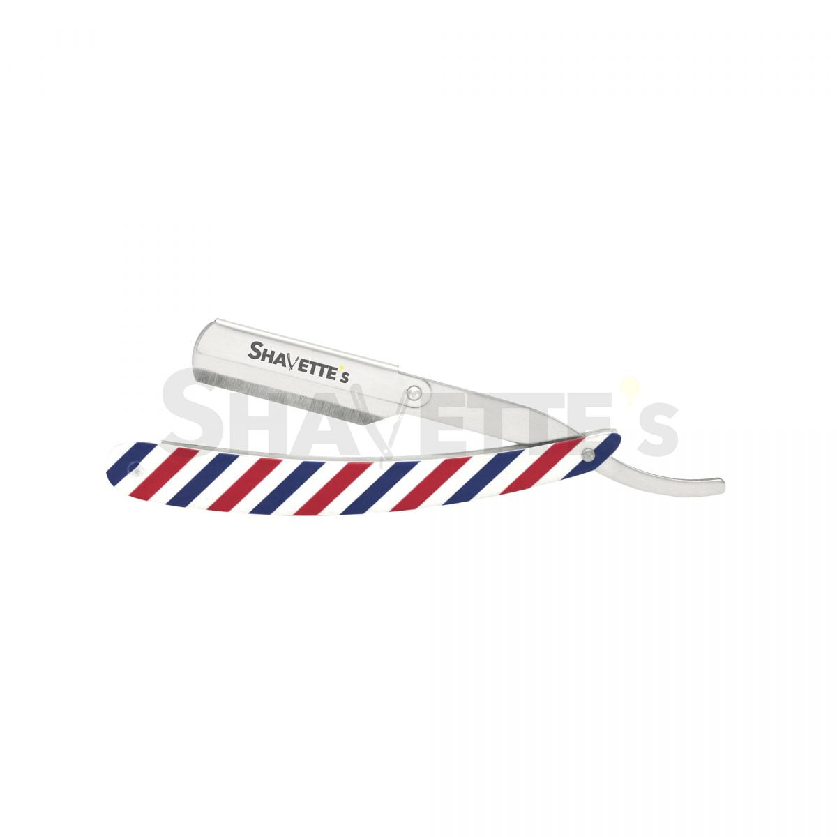 Barber Stripe handle Polished S. Straight Razor