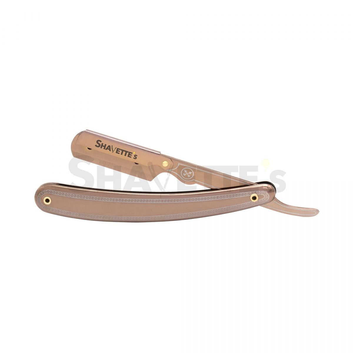 Parker Straight shaving Razor in Rose Gold