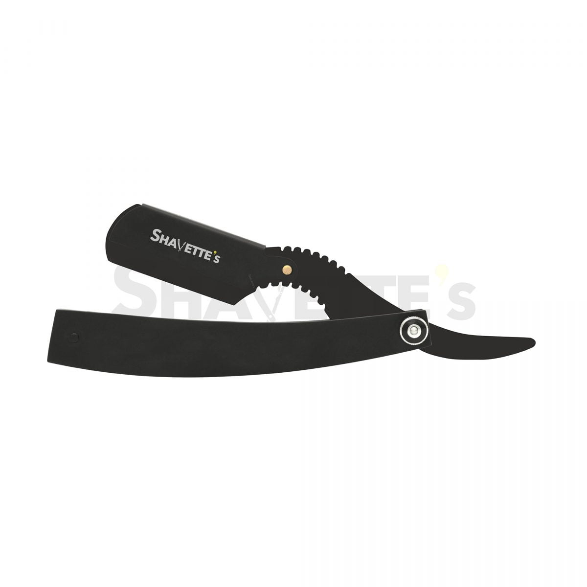 Large Size Black Plain Straight Razor